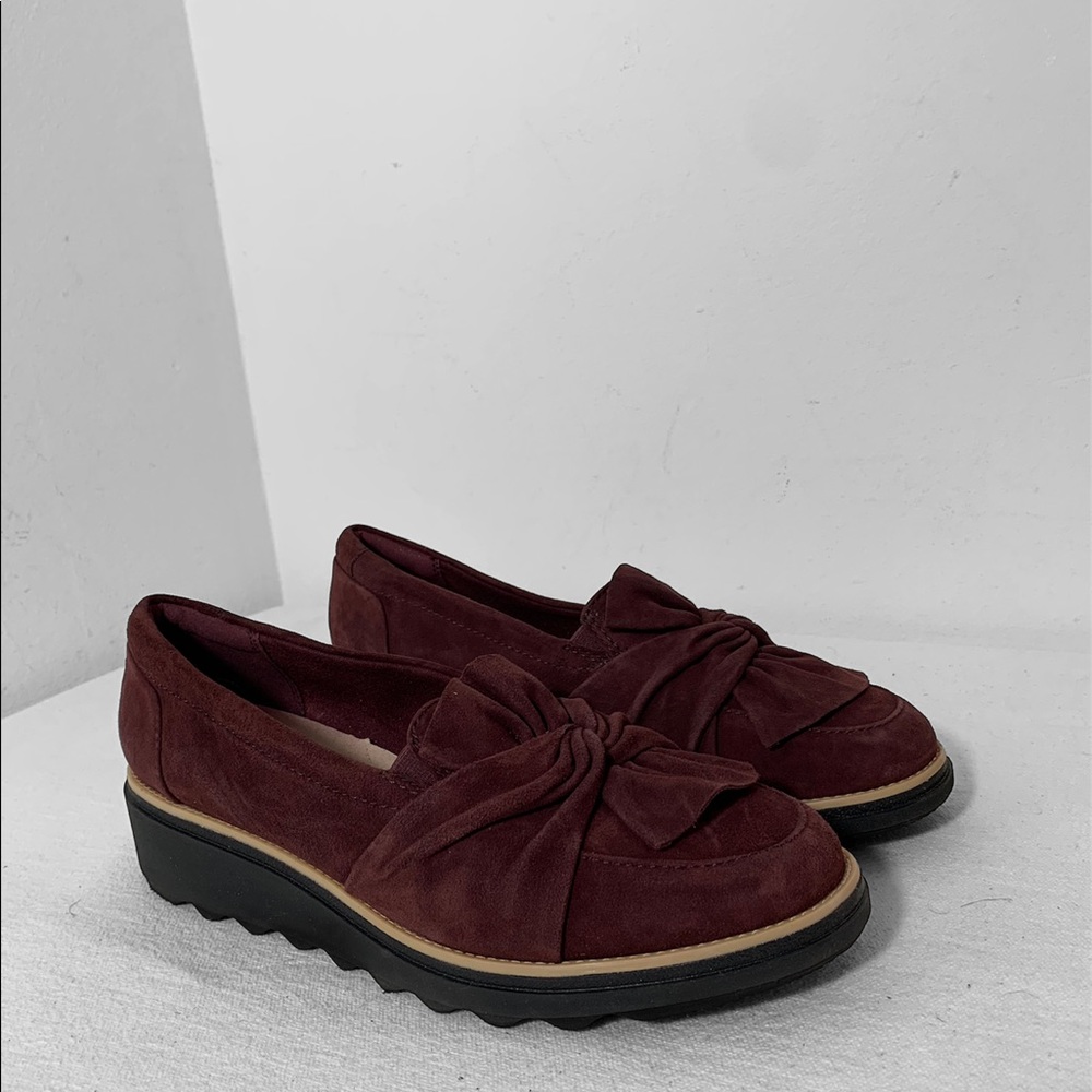 Collection by Clarks burgundy loafers size 10